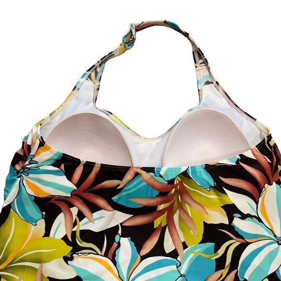 Silhouette Solutions Tankini Top Sz 16W - Picture 8 of 15